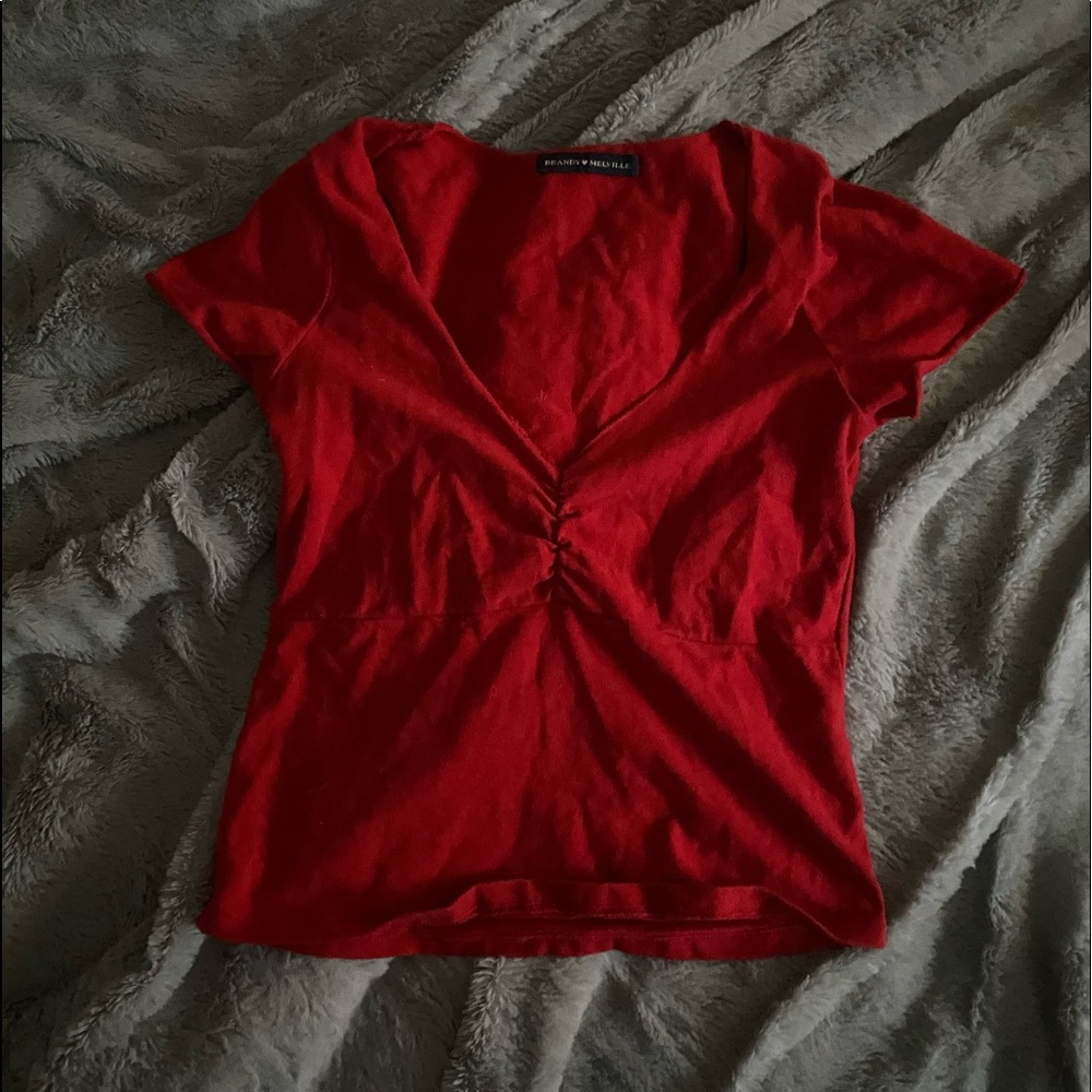Red BRANDY MELVILLE top